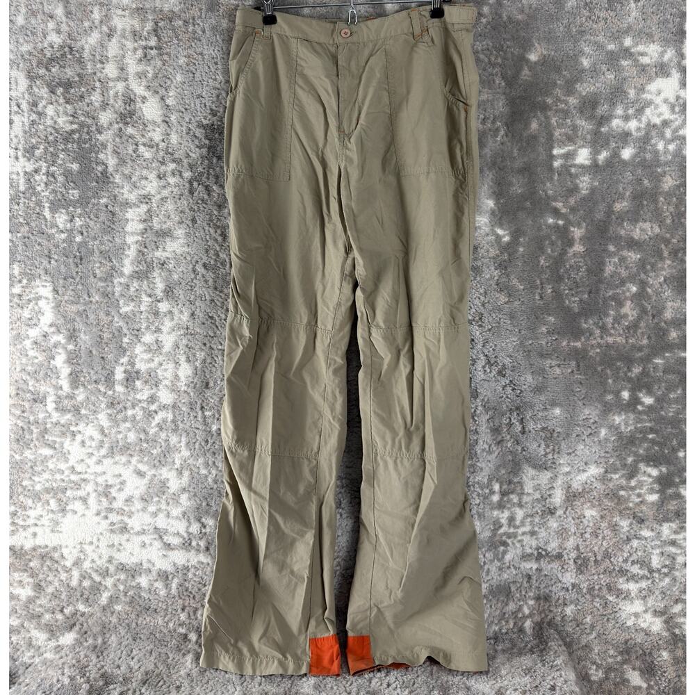 Breakdown Junior Size 9‎ Casual Straight Leg Pants Brown Button Zip Pocket